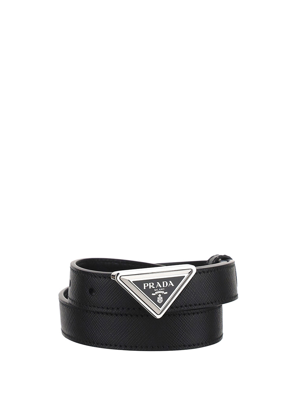 Brushed Leather Belt - Black