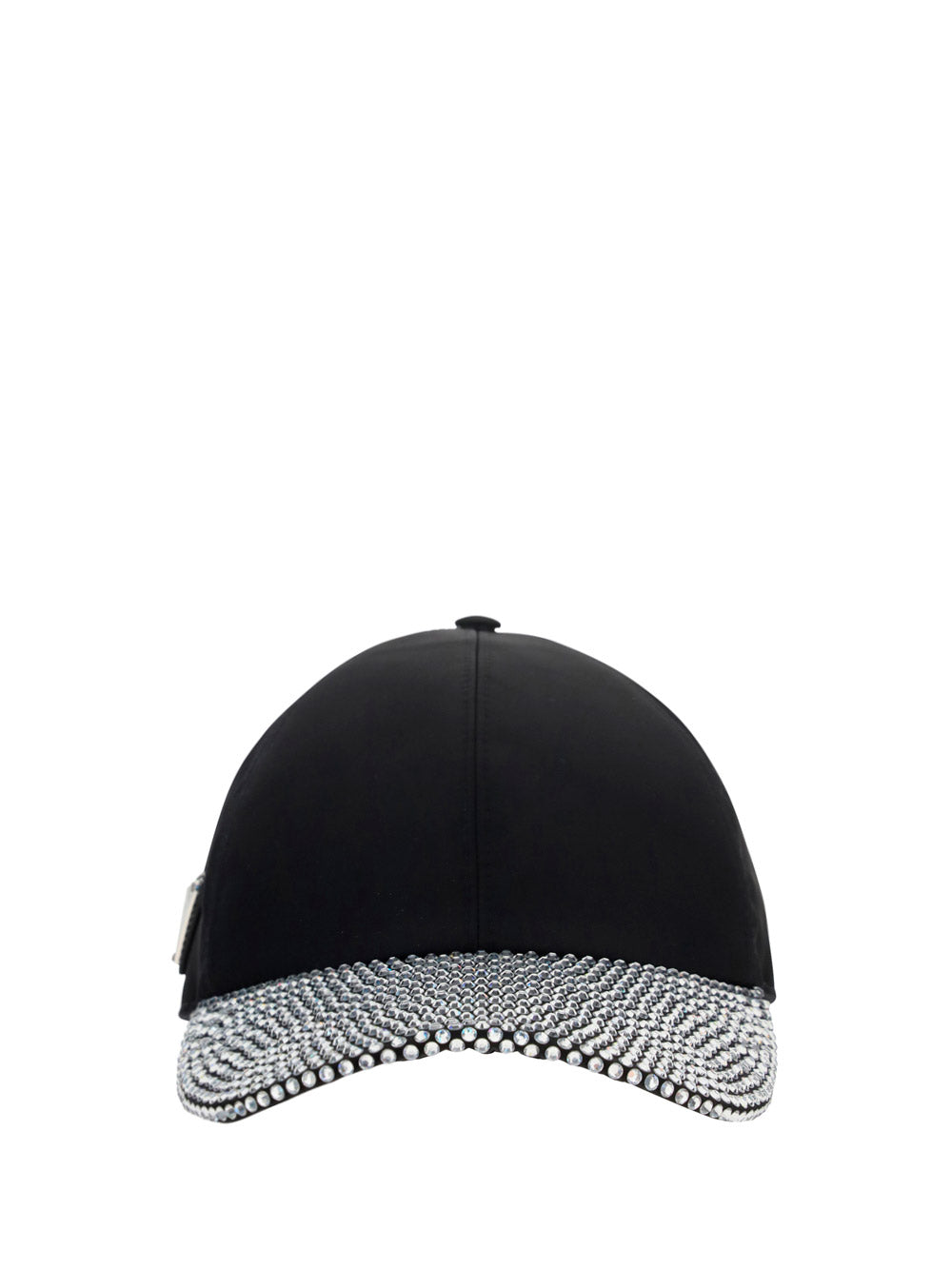 Rhinestone Baseball Cap - Black