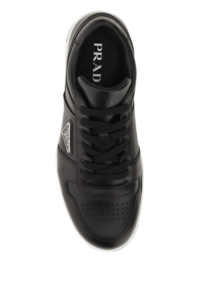 Downtown Leather Sneakers - Black