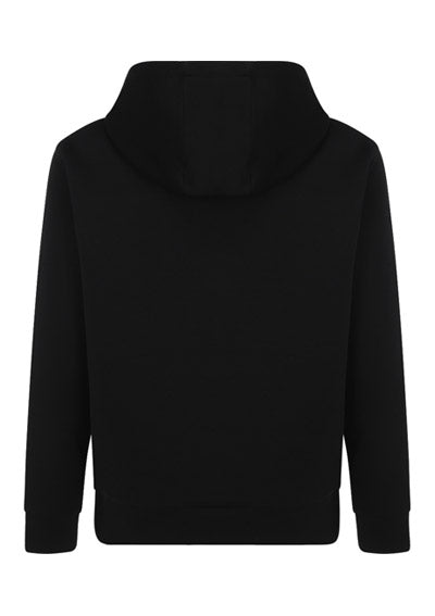 Logo-Embroidered Drawstring Hoodie - Black