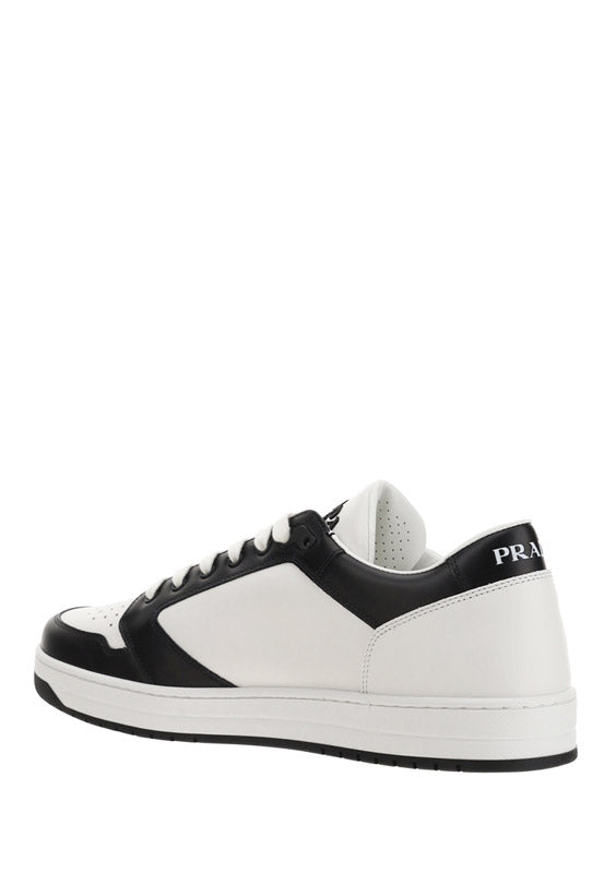 District Leather Sneakers - White / Black