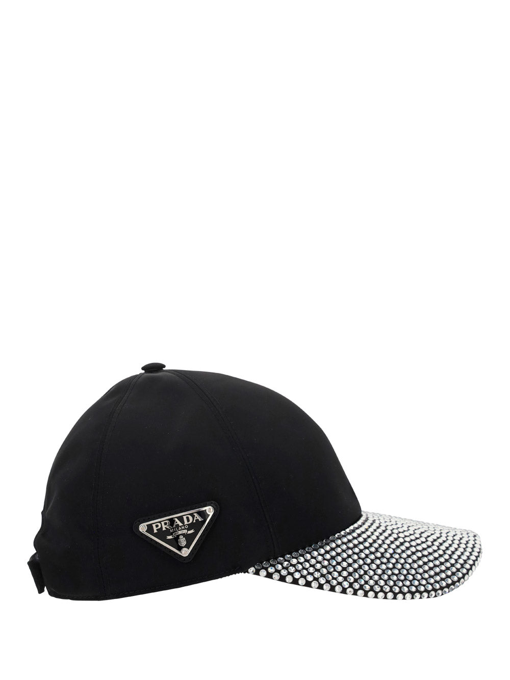 Rhinestone Baseball Cap - Black