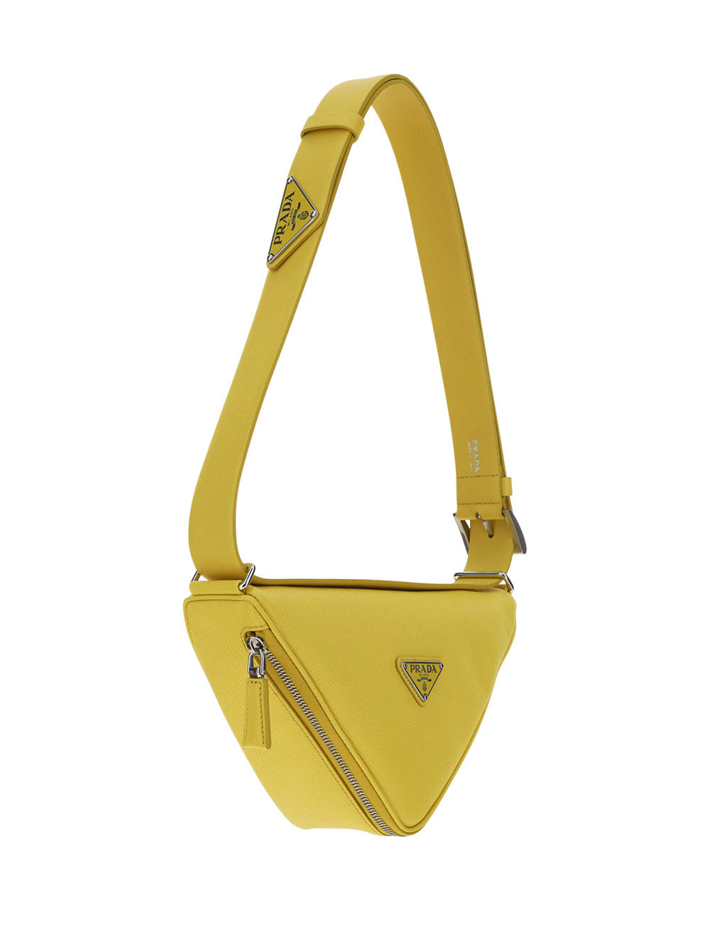 Saffiano Leather Belt Bag - Sunny Yellow