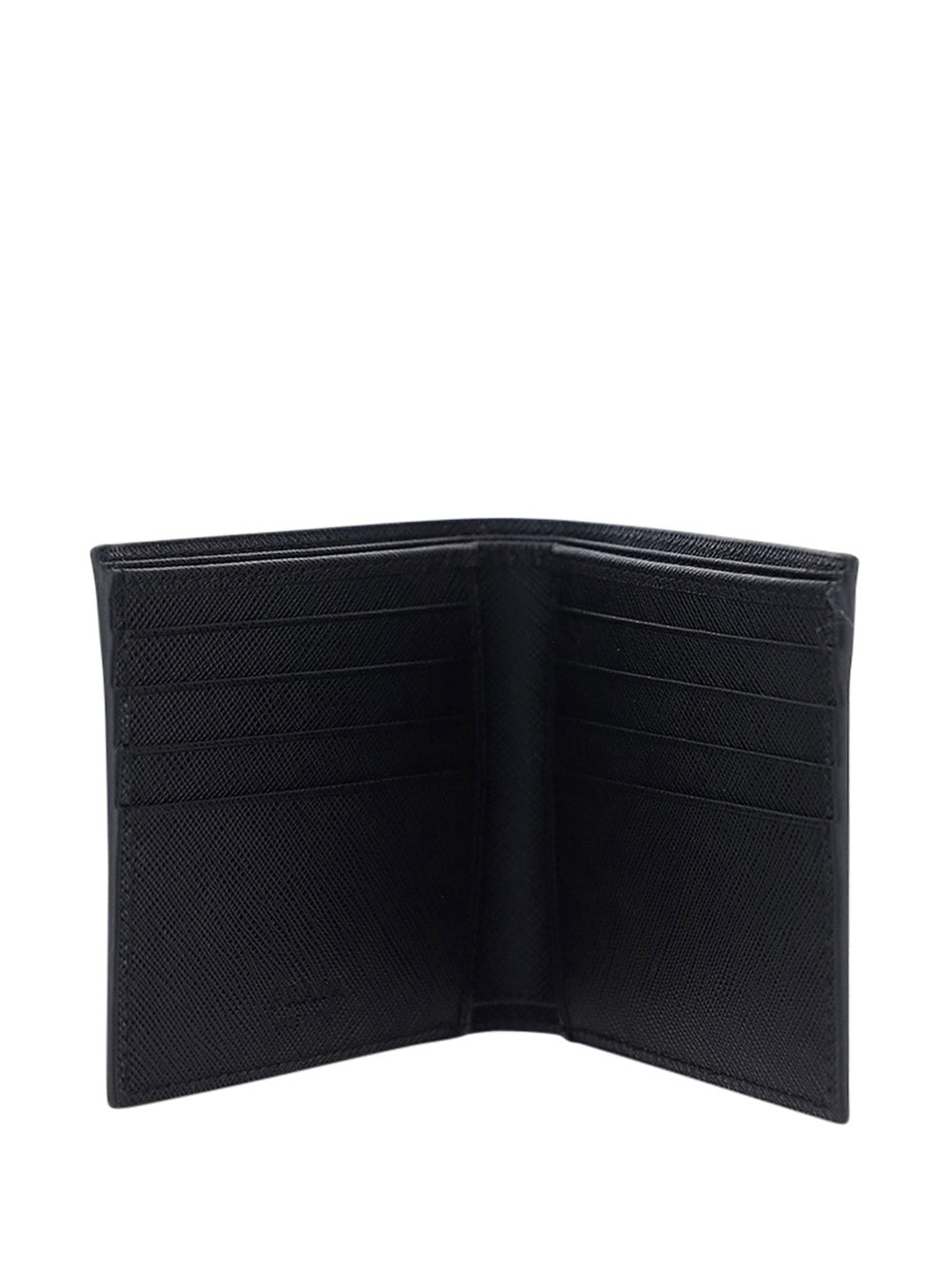 Saffiano Leather Wallet - Black.