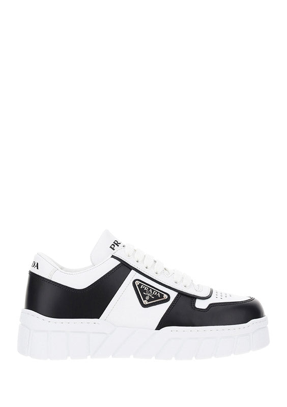 Leather Sneakers - White/Black