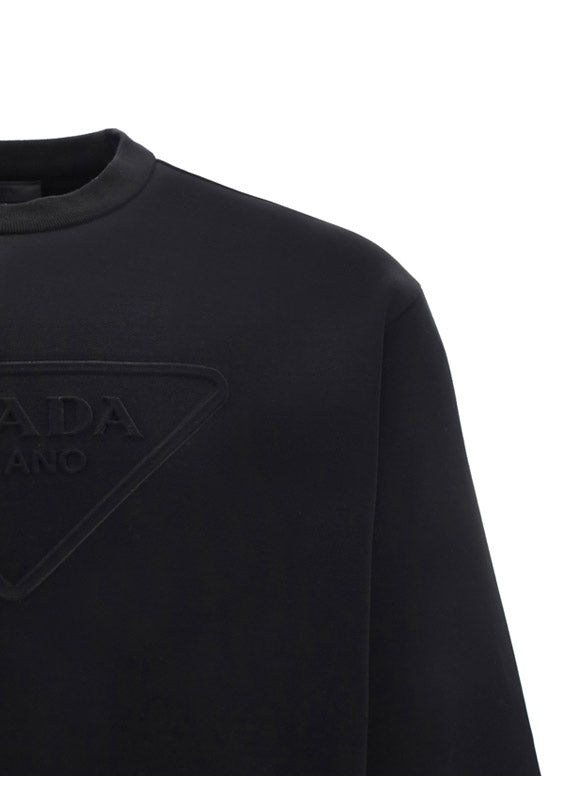 Embossed Logo Sweatshirt - Black