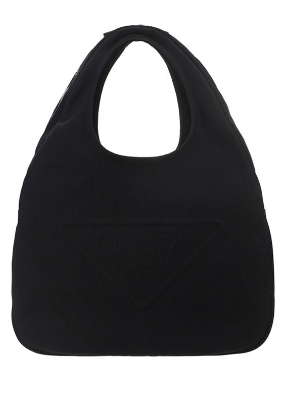 Canvas Hobo Bag - Black