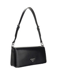 Brushed Leather Femme Bag - Black