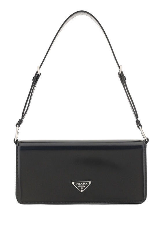 Brushed Leather Femme Bag - Black