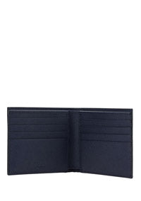 Saffiano Leather Wallet - Navy