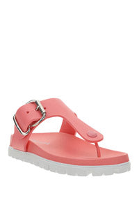 Thong Buckle Sandal - Pink