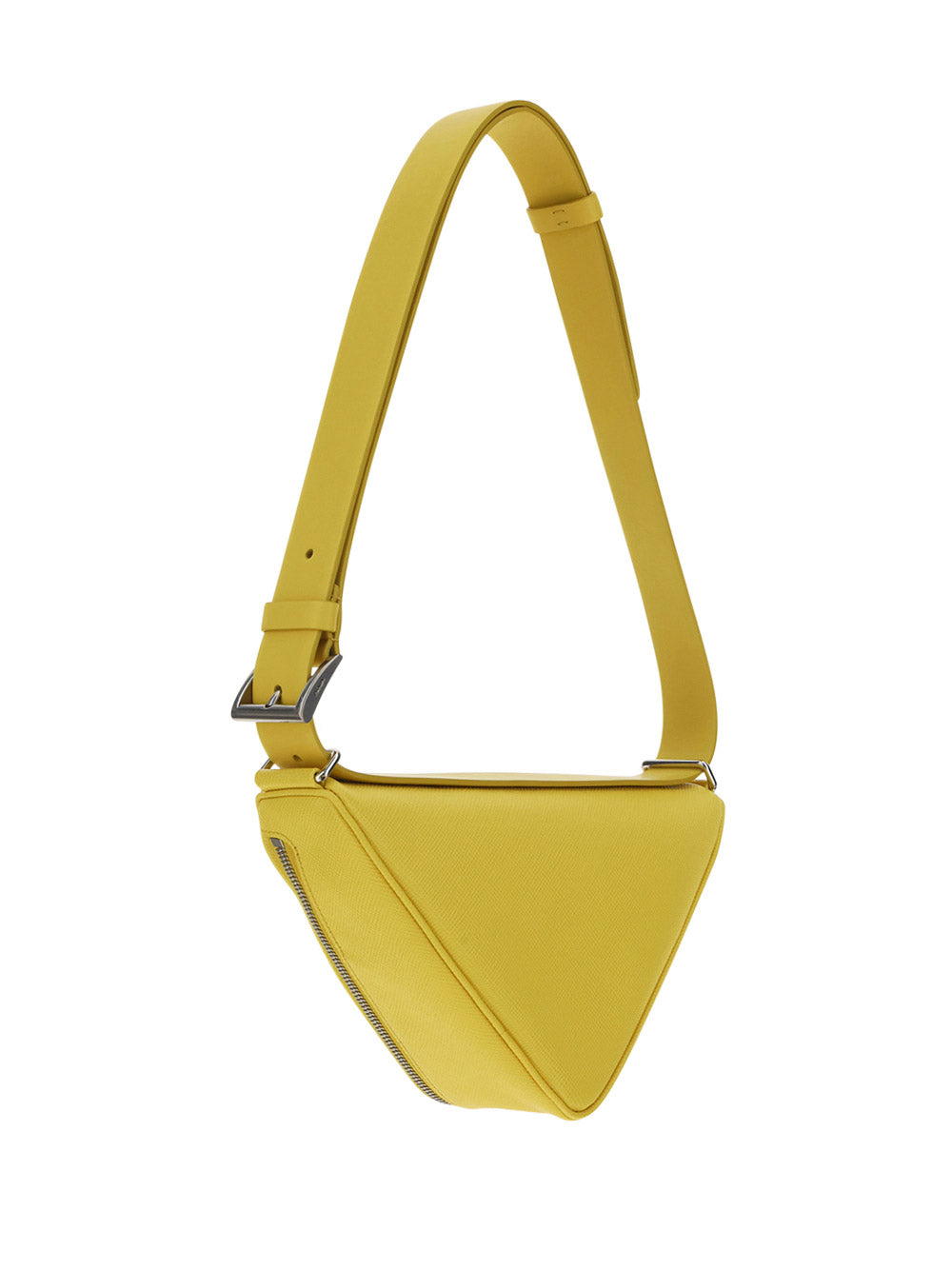 Saffiano Leather Belt Bag - Sunny Yellow