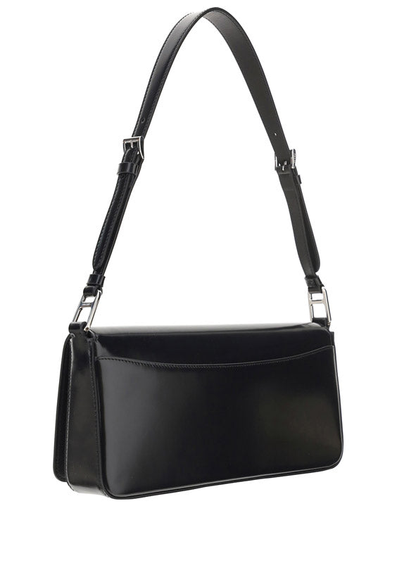 Brushed Leather Femme Bag - Black