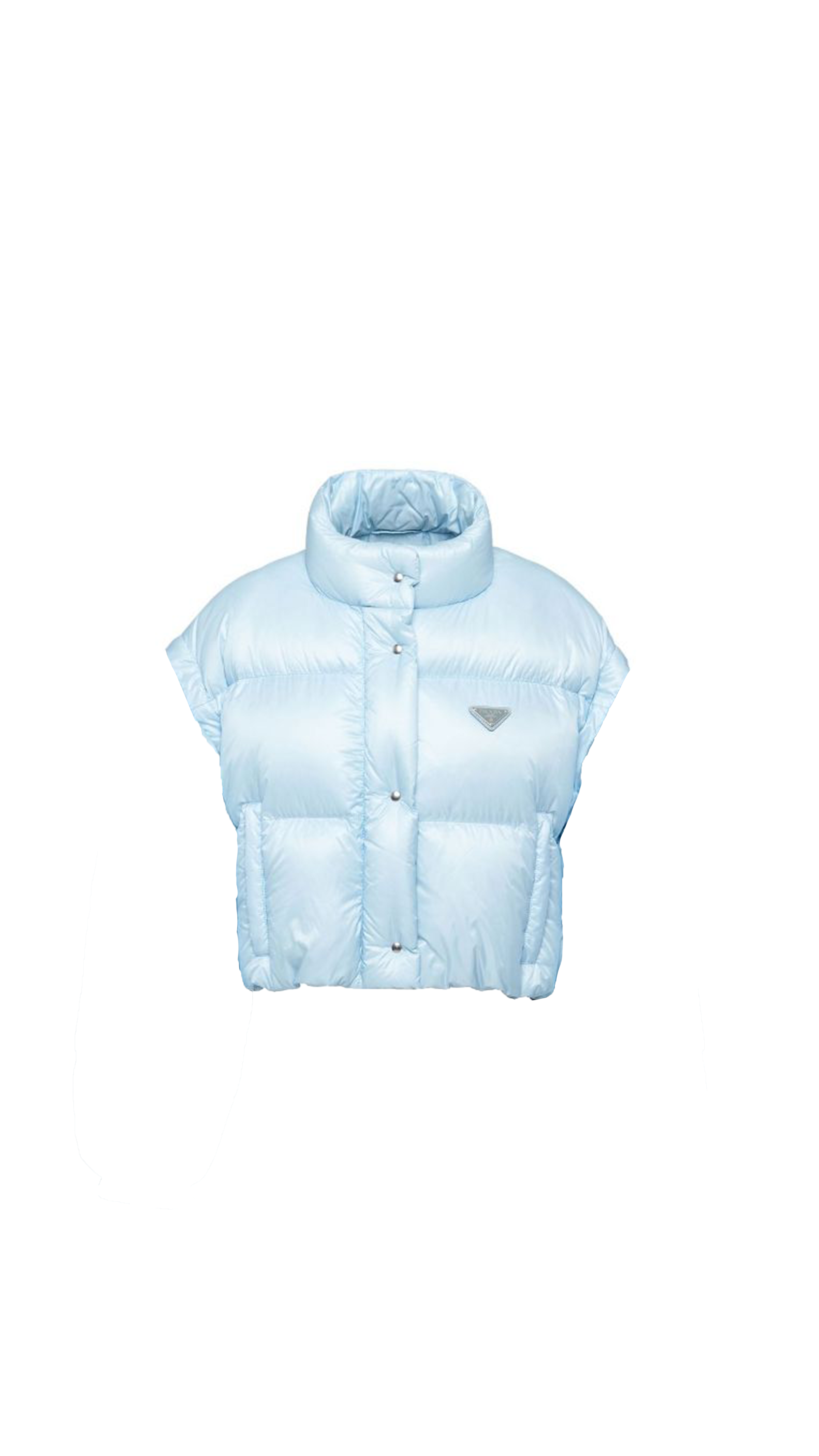 Convertible Puffer Jacket - Light Blue