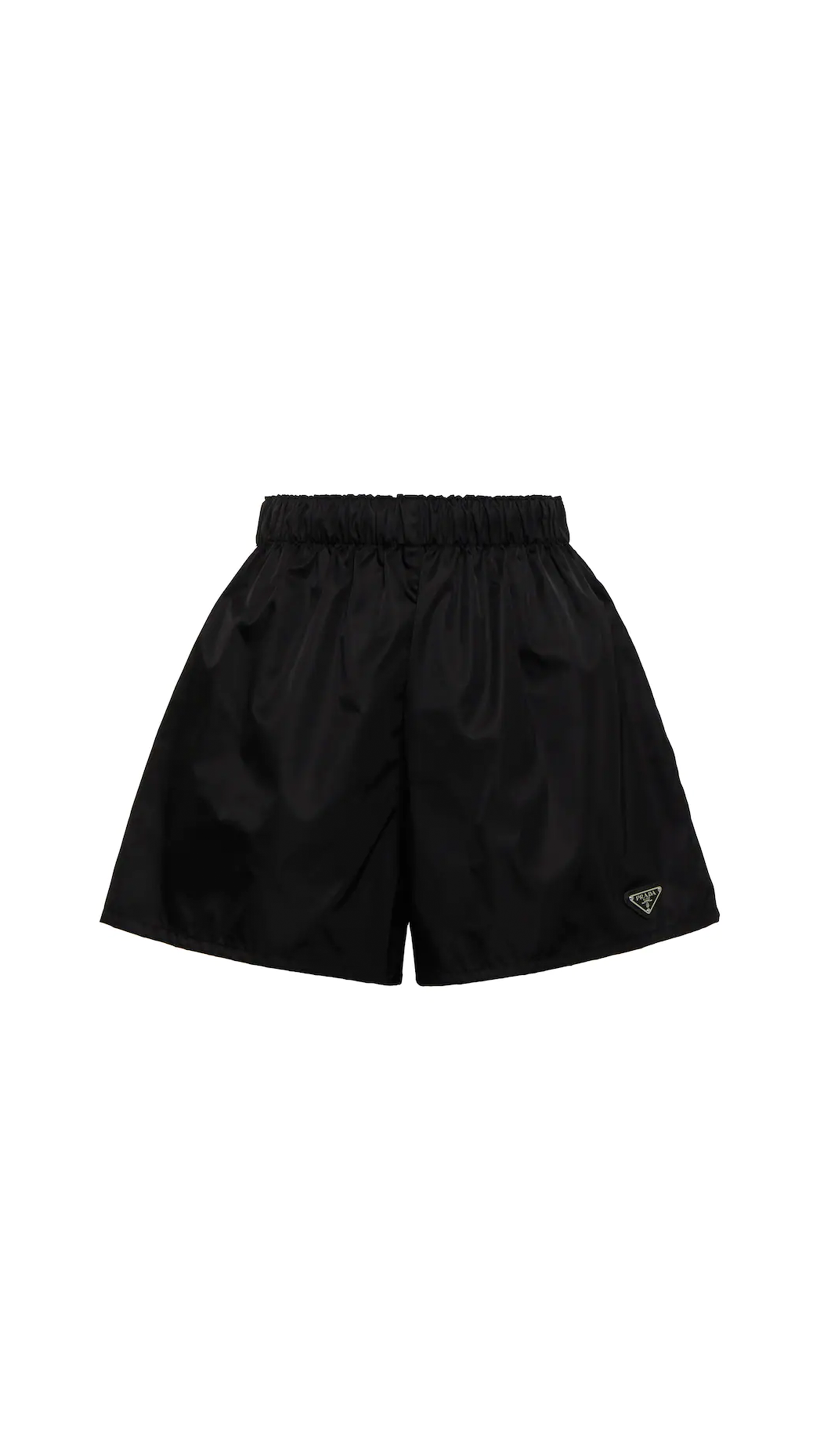 Re-Nylon Gabardine Bermuda Shorts - Black