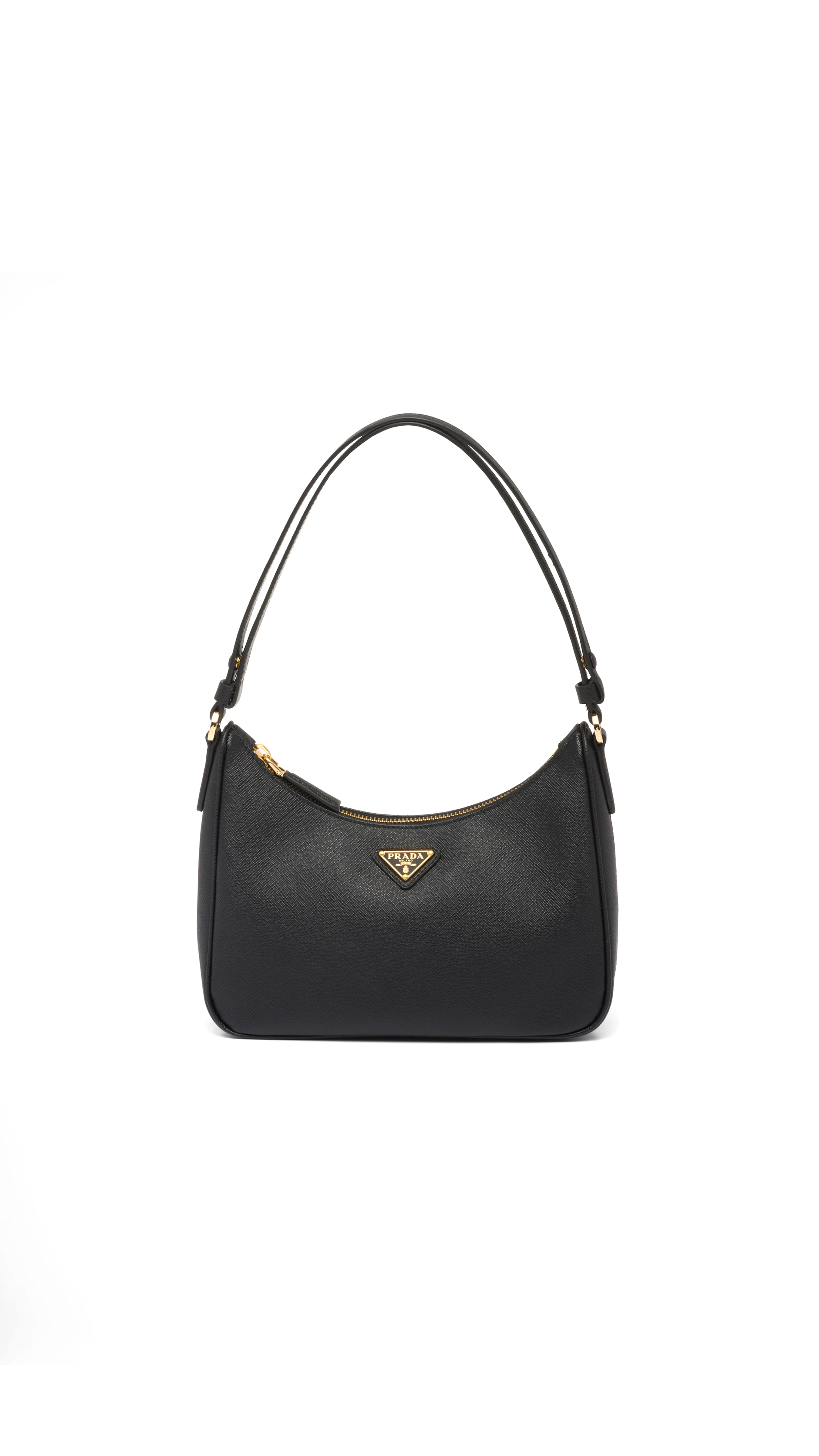 Saffiano Leather Mini-Bag - Black